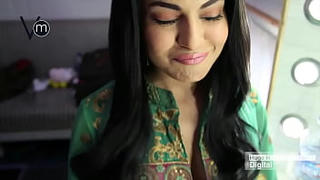 Veena Malik in Vanity Van