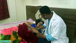 भारतीय गर्म भाभी गड़बड़ द्वारा डॉक्टर! गंदी बांग्ला बात करते हुए